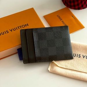 Louis Vuitton PINCE CARD HOLDER WITH BILL CLIP